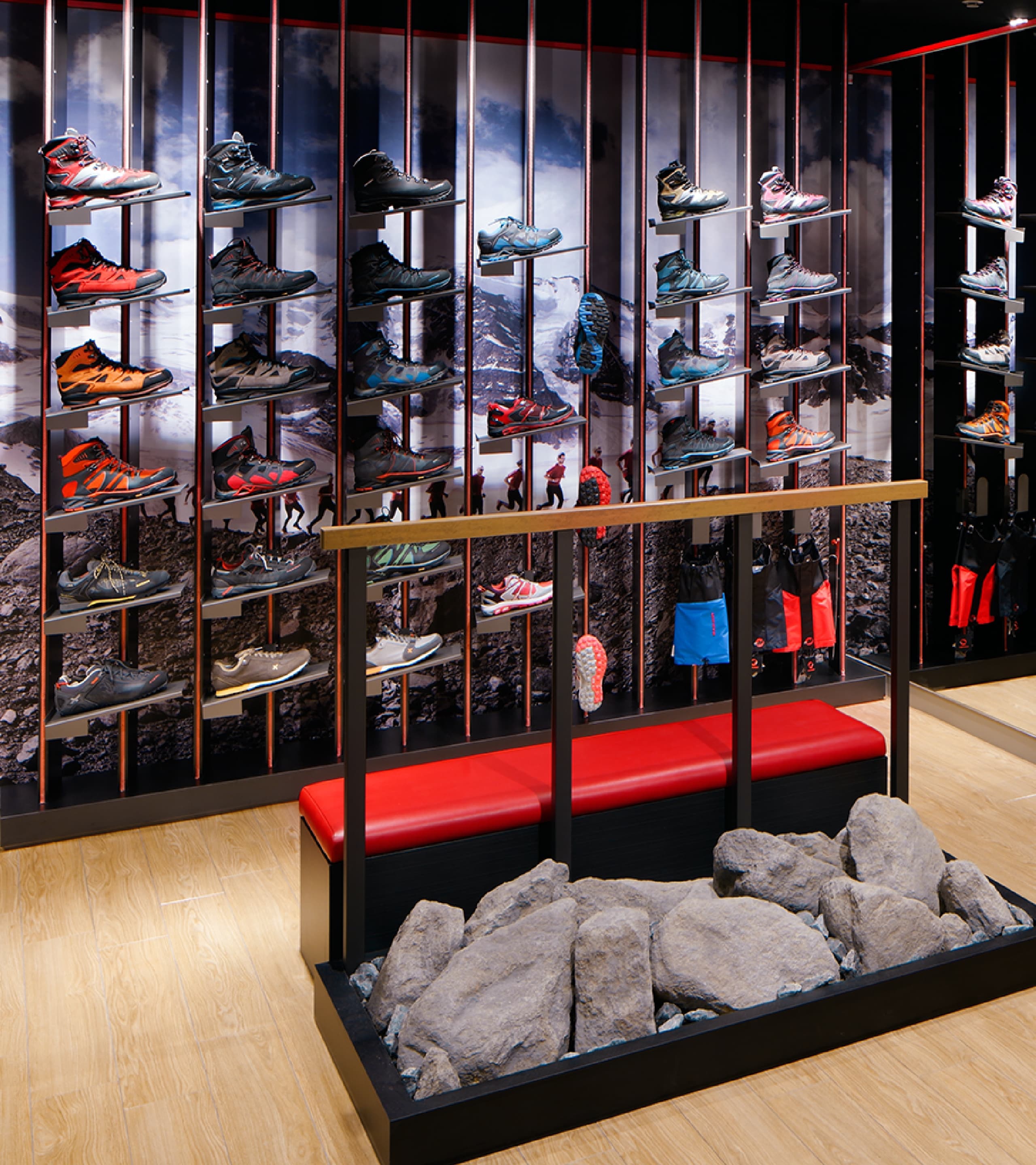 Mammut Footwear Wall