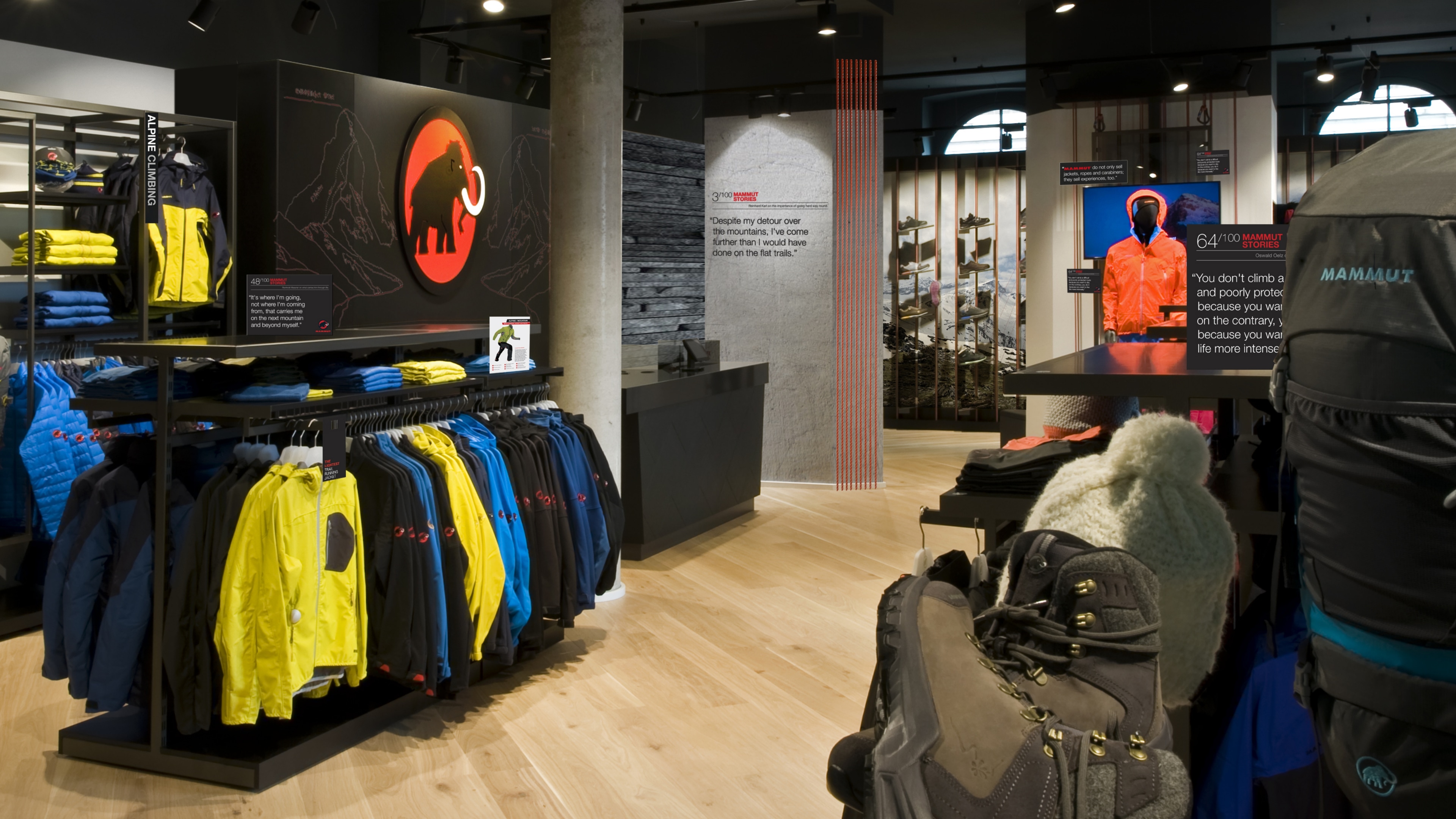Mammut Store Interior