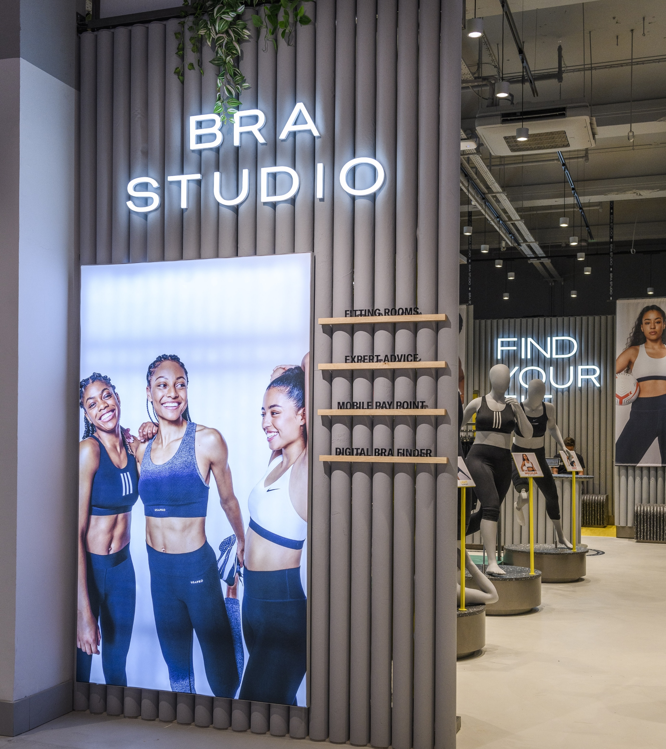 Sports Direct Bra Studio Signage