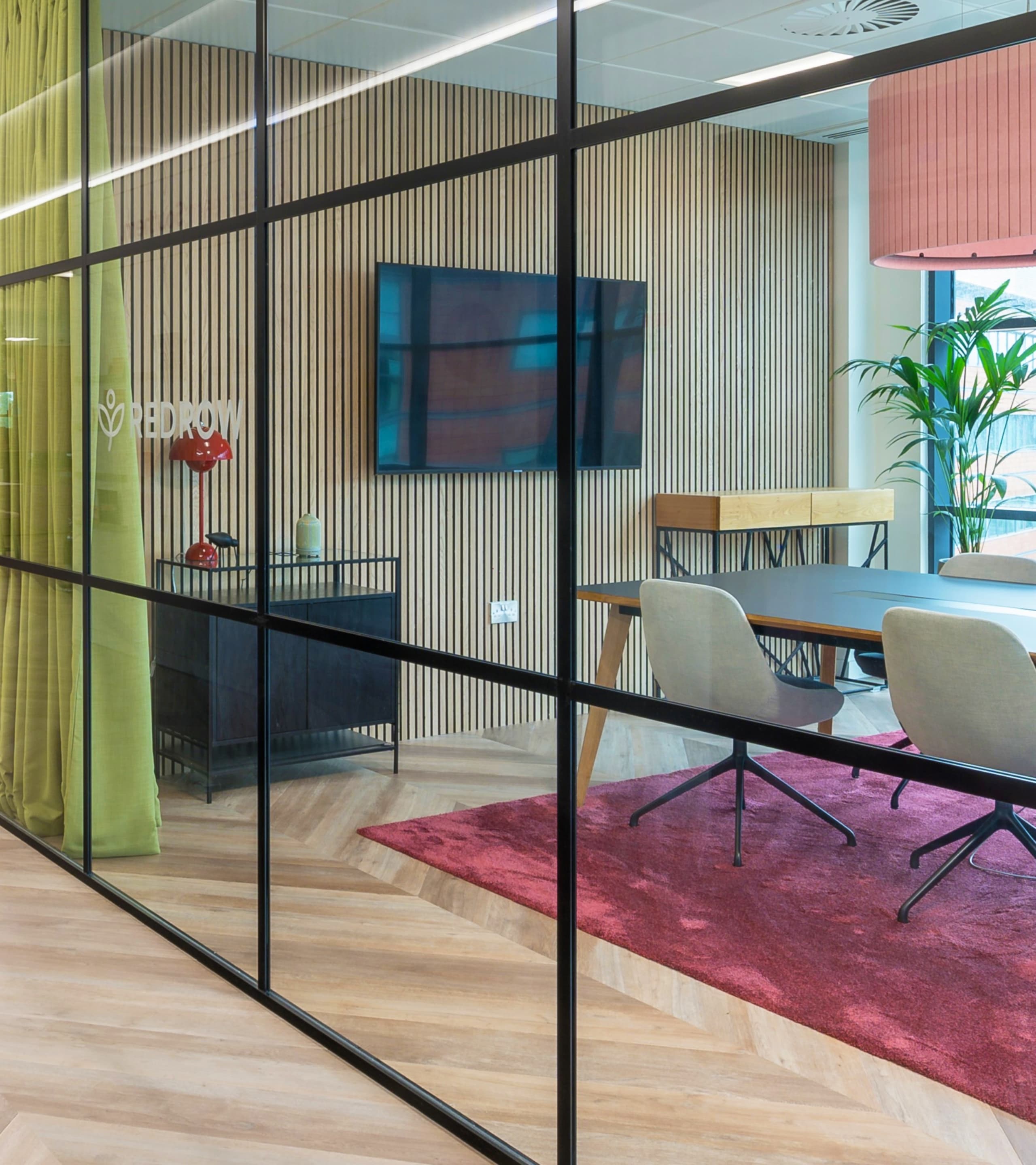 Redrow Office Design Glass Meeting Room