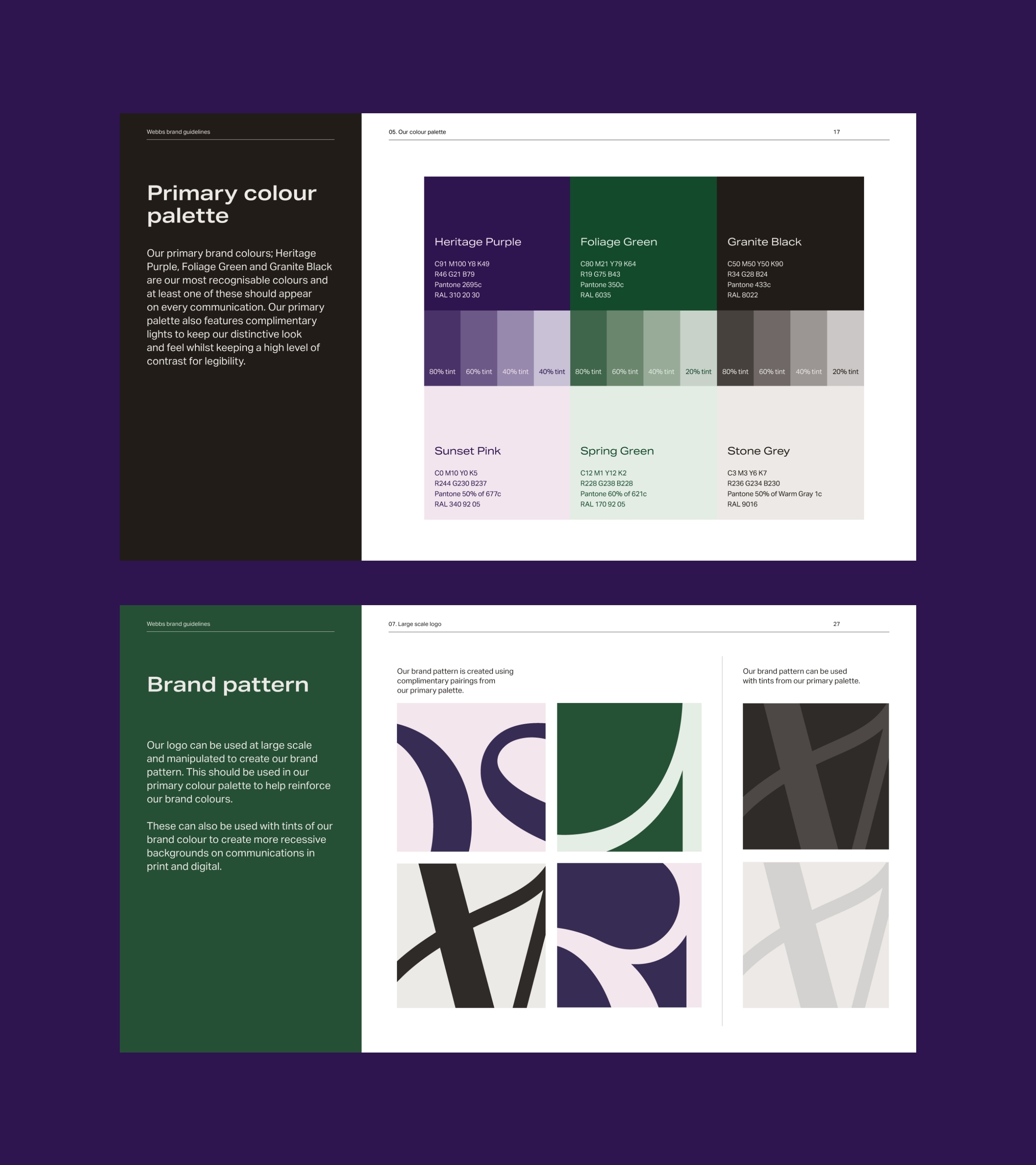 Webbs brand guidelines