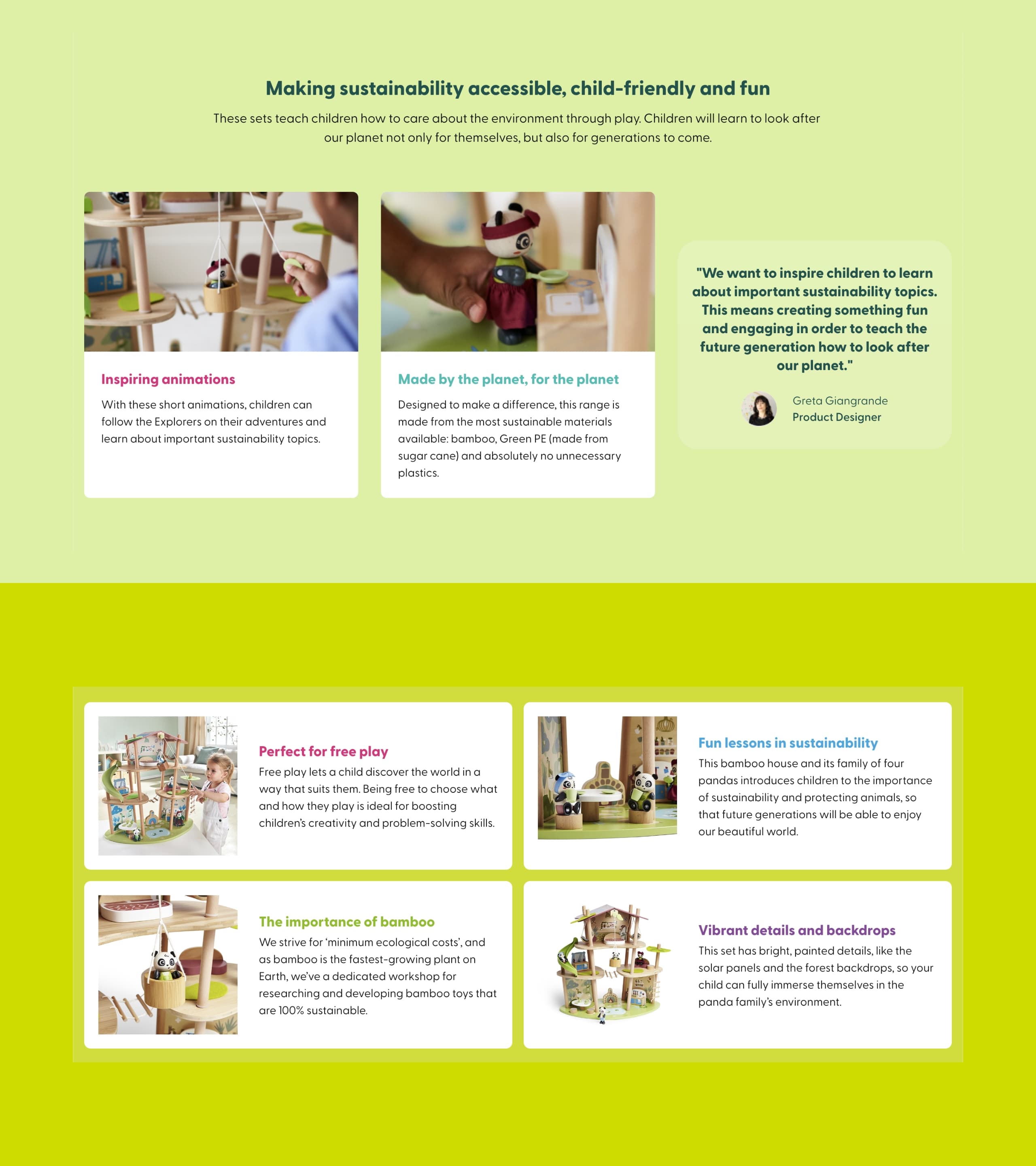 Hape eCommerce components green